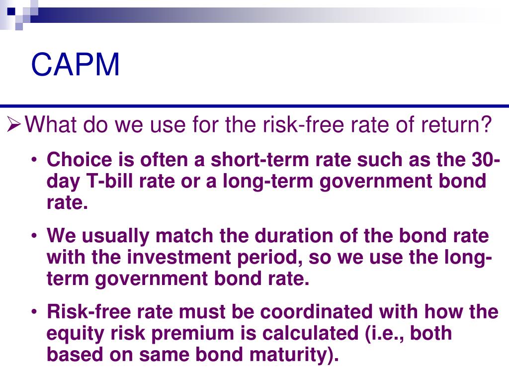 difference between return and risk premium