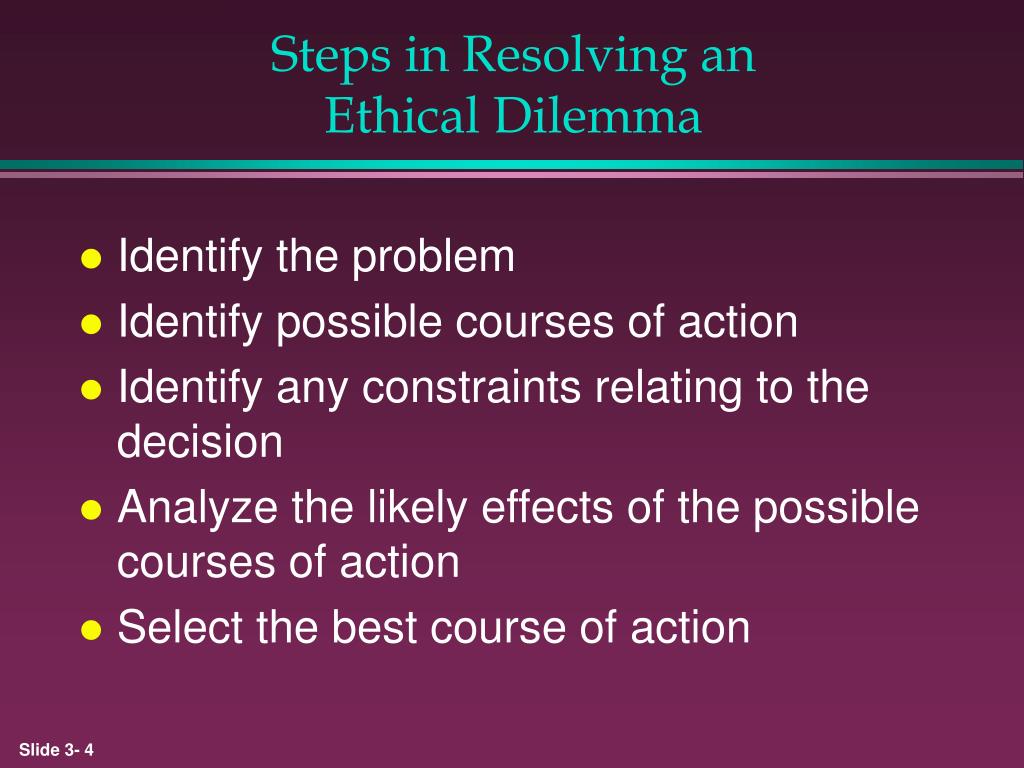 Steps To Resolve An Ethical Dilemma PPT - Navigating Professional Ethics: A Guide to Ethical Dilemmas and