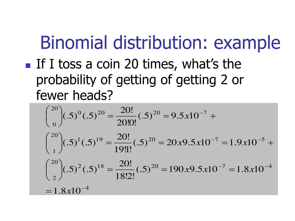 binomial distribution example problems and answers pdf