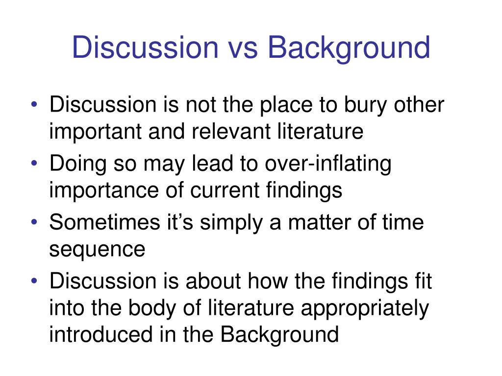 results and discussion vs conclusion