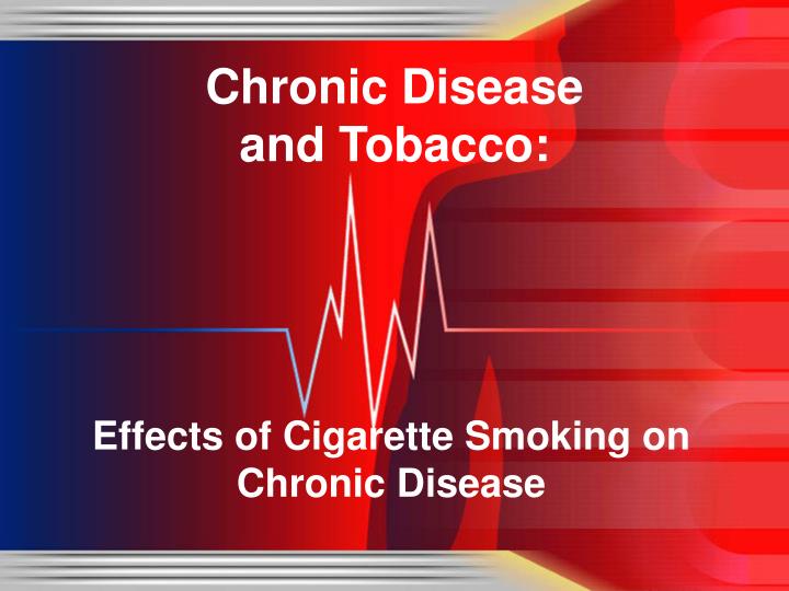 chronic disease and tobacco n.