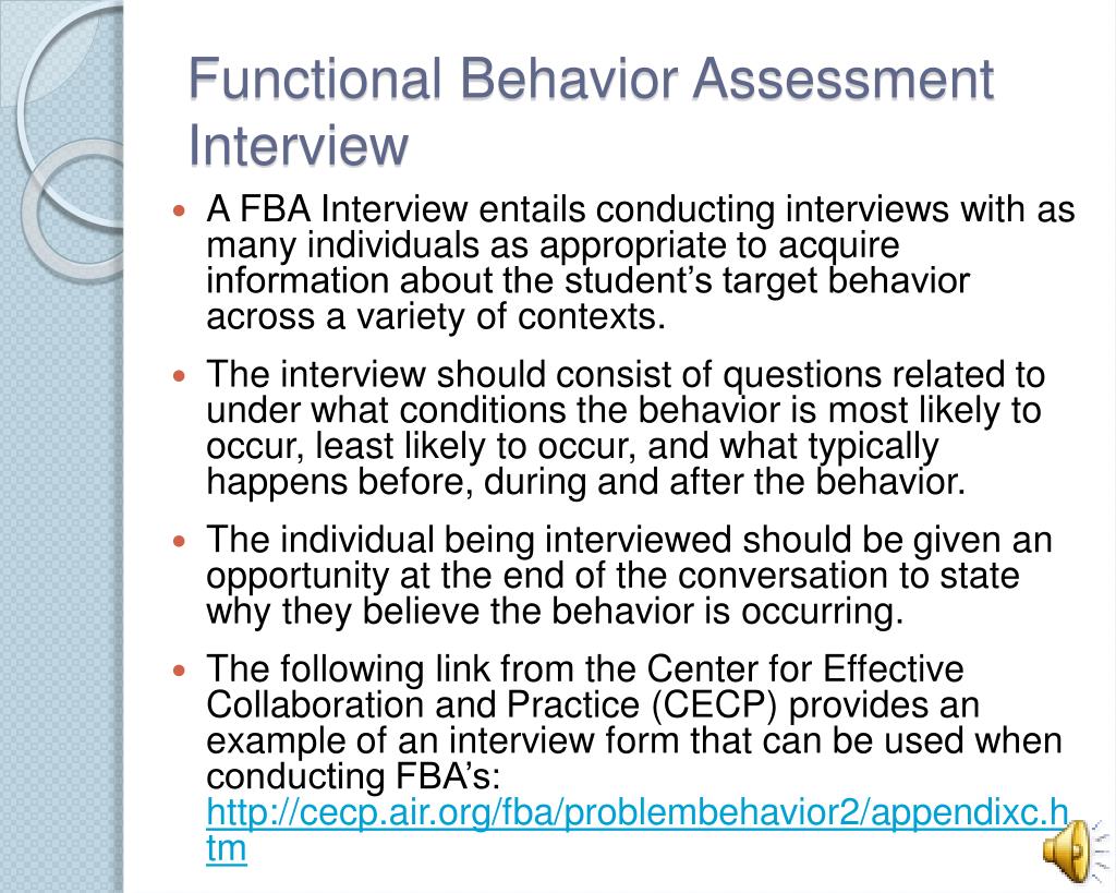 Ppt Conducting Functional Behavior Assessments For Students With Asd