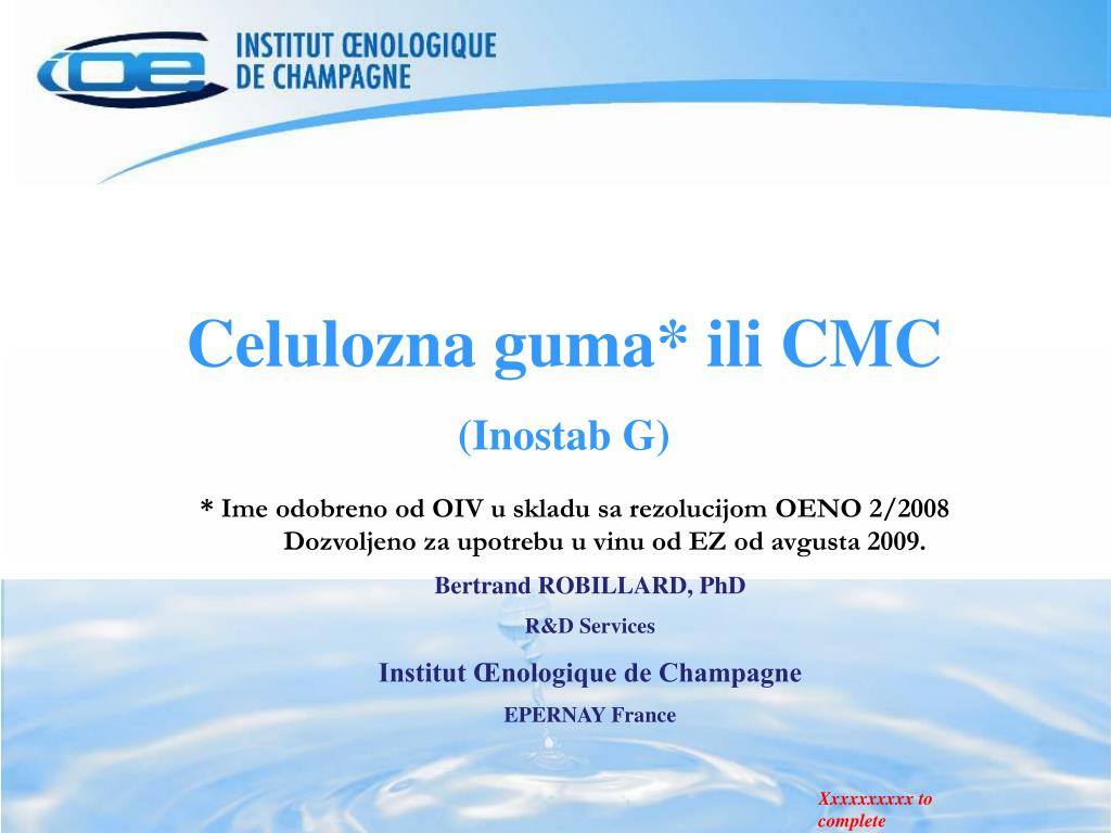 PPT - Celulo zna gum a * ili CMC (Inostab G) PowerPoint Presentation, free  download - ID:264939
