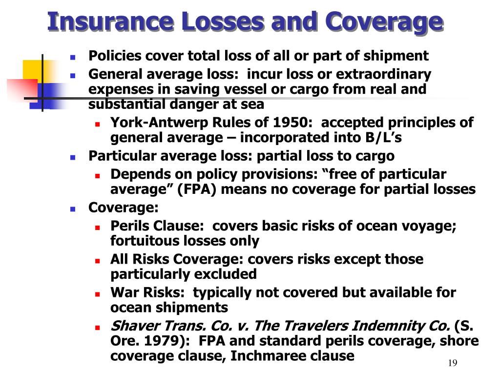 PPT The Carriage of Goods and the Liability of Air and Sea Carriers