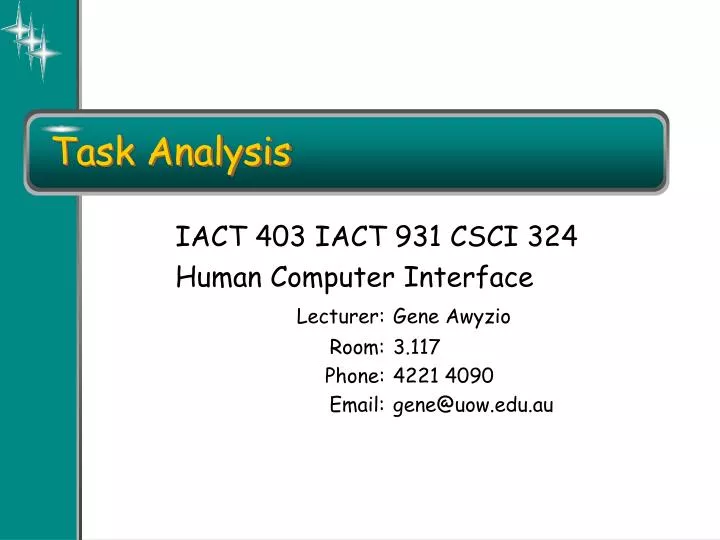 assignment 2 job task analysis assignment 2 job task analysis