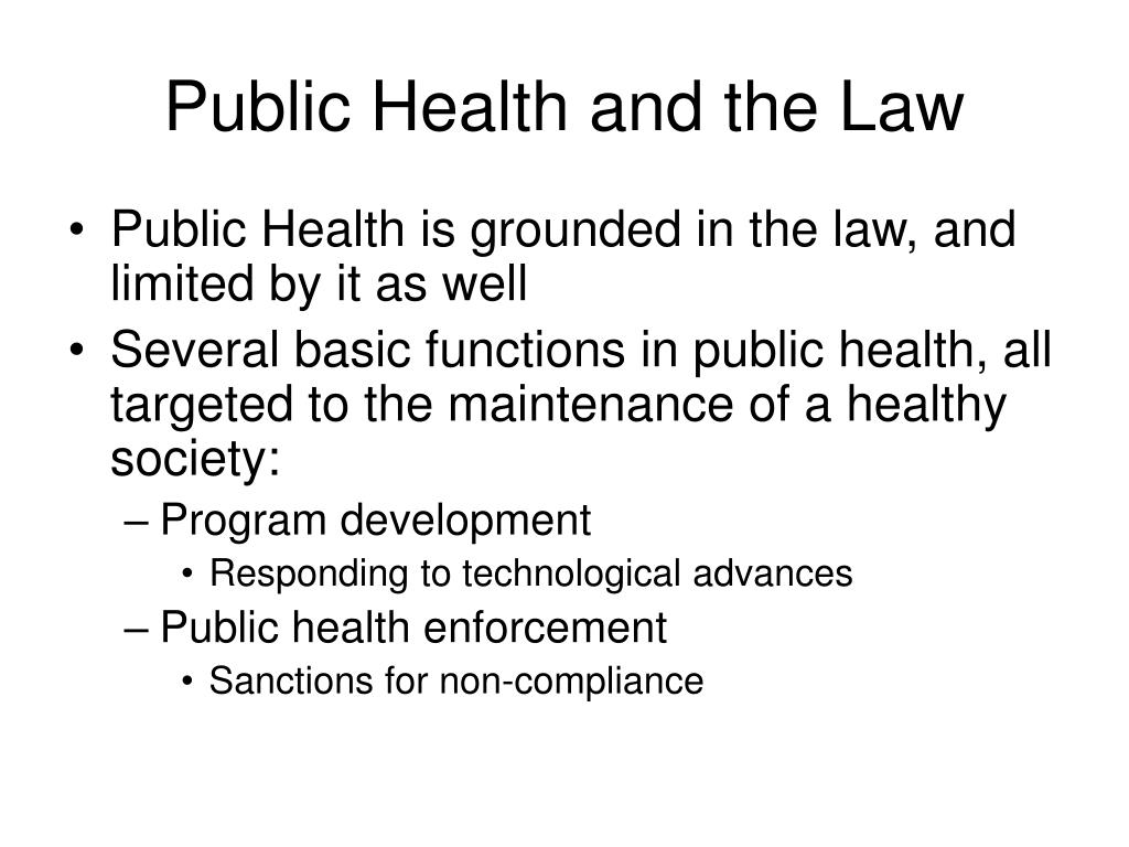 public health law phd