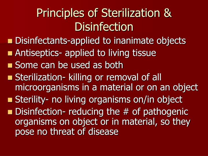 PPT - Microbiology Chapter 12 Sterilization and Disinfection PowerPoint Presentation - ID:265896