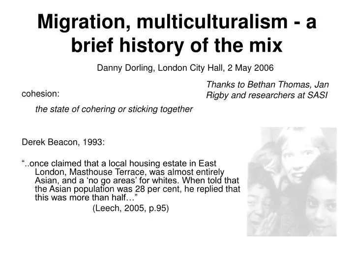 migration multiculturalism a brief history of the mix n.