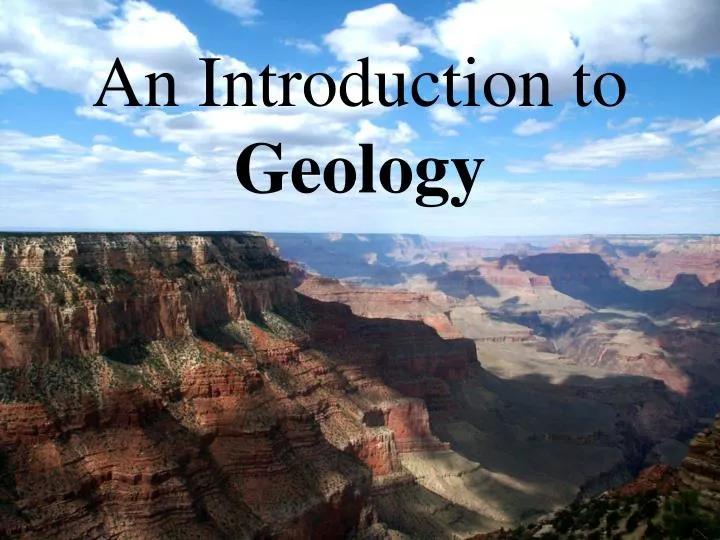 an introduction to geology n.
