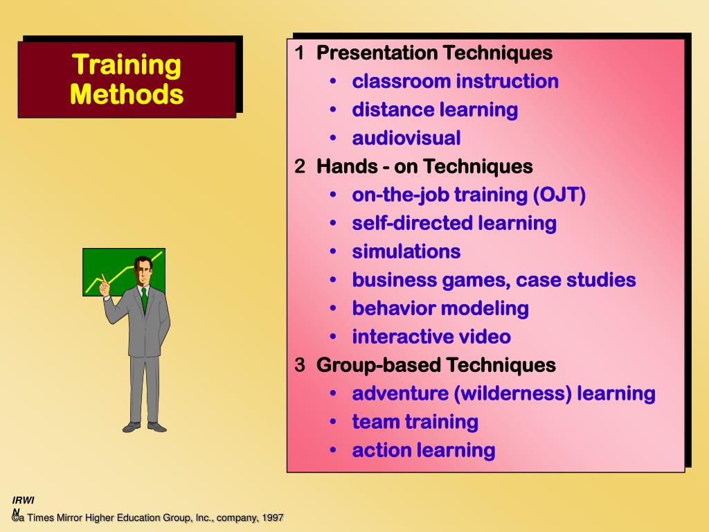 presentation methods of training