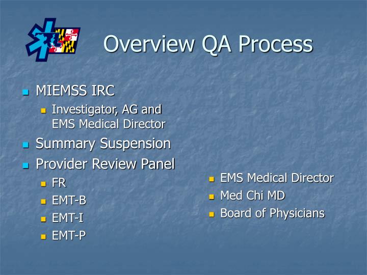 PPT - QA/QI Process PowerPoint Presentation - ID:267065