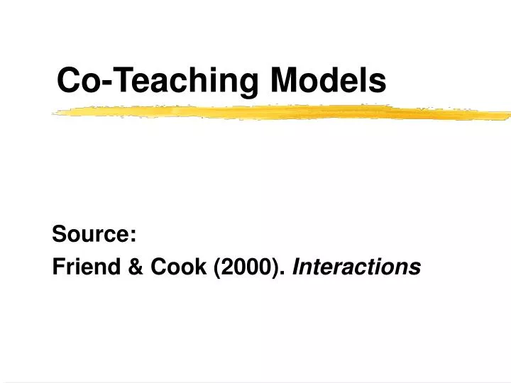 co teaching models n.