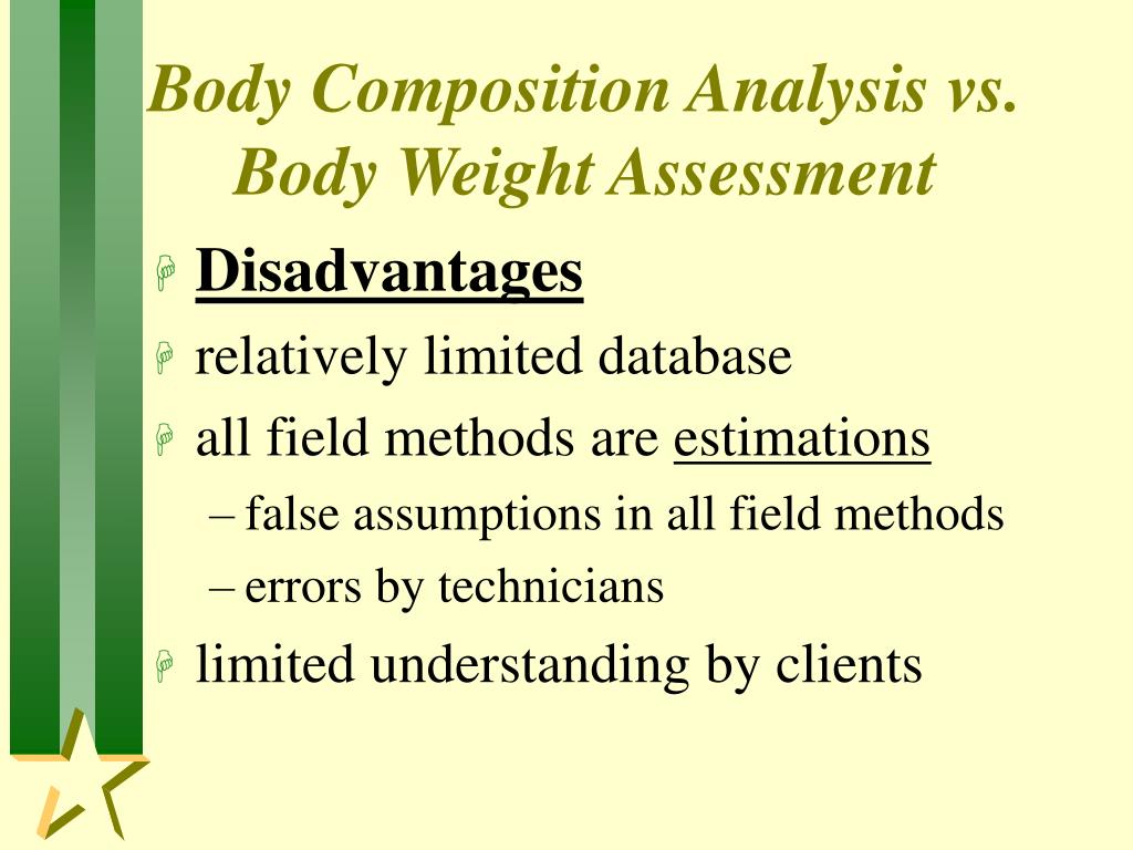 Body composition methods compared