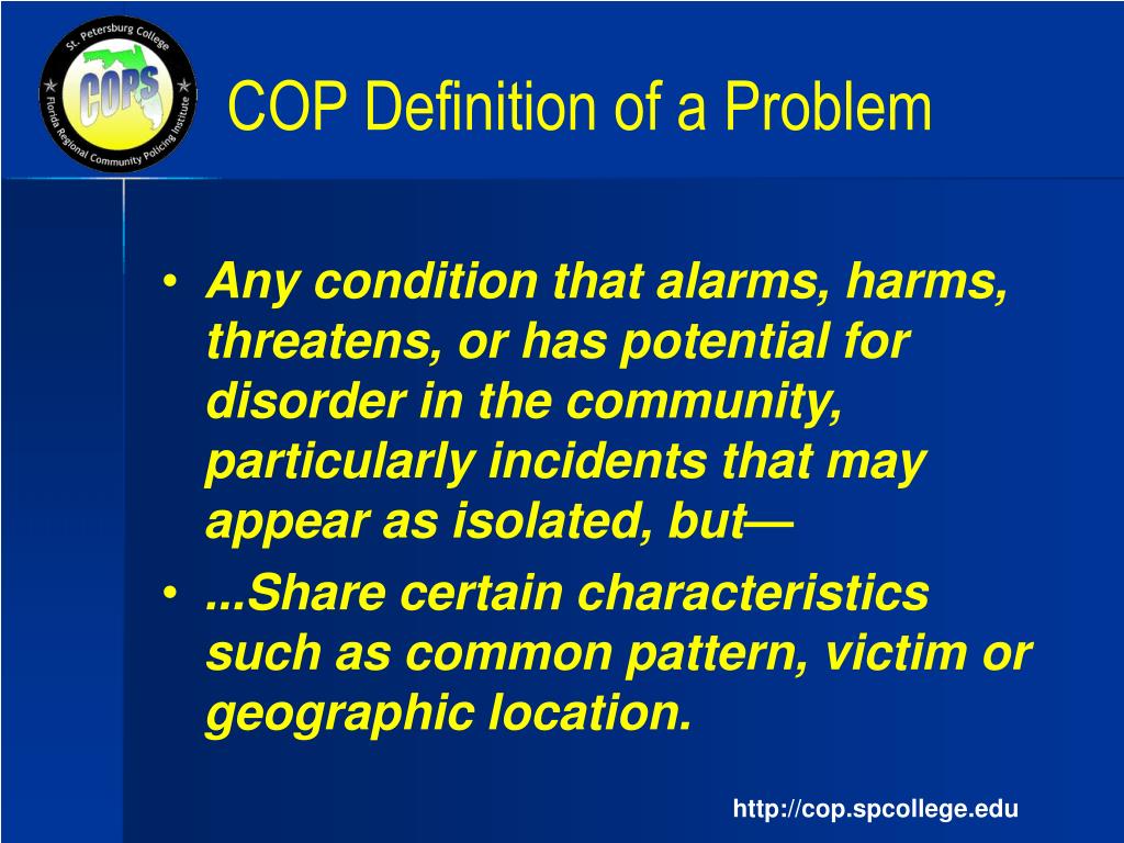why is problem solving important in the police