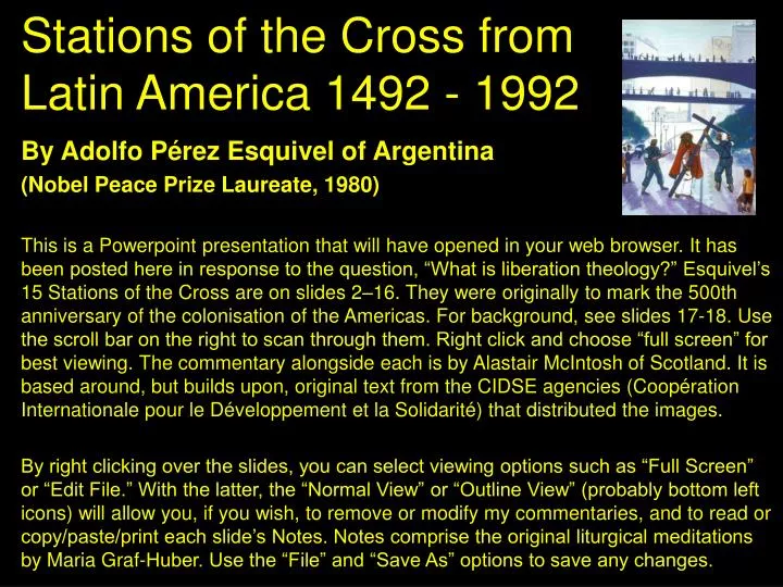 stations of the cross from latin america 1492 1992 n.