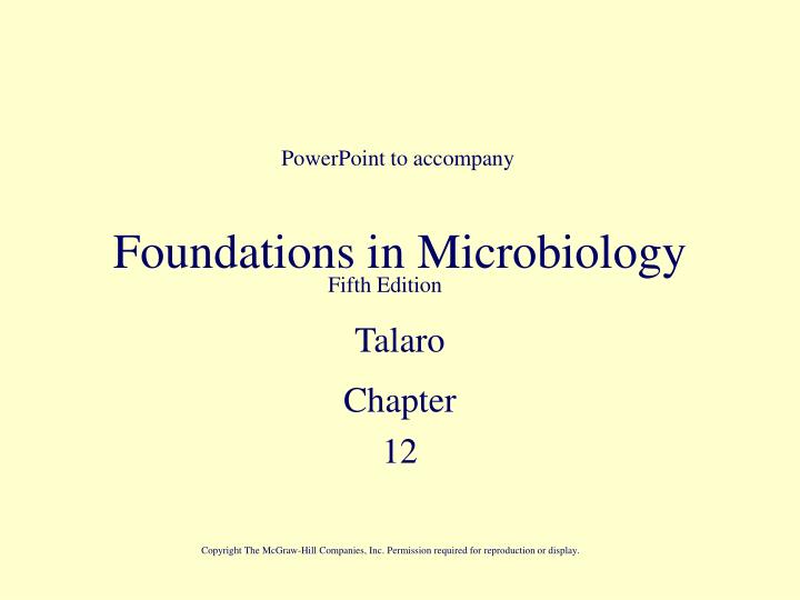 foundations in microbiology n.