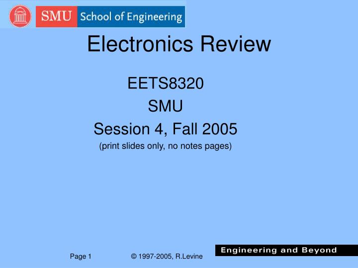 electronics review n.