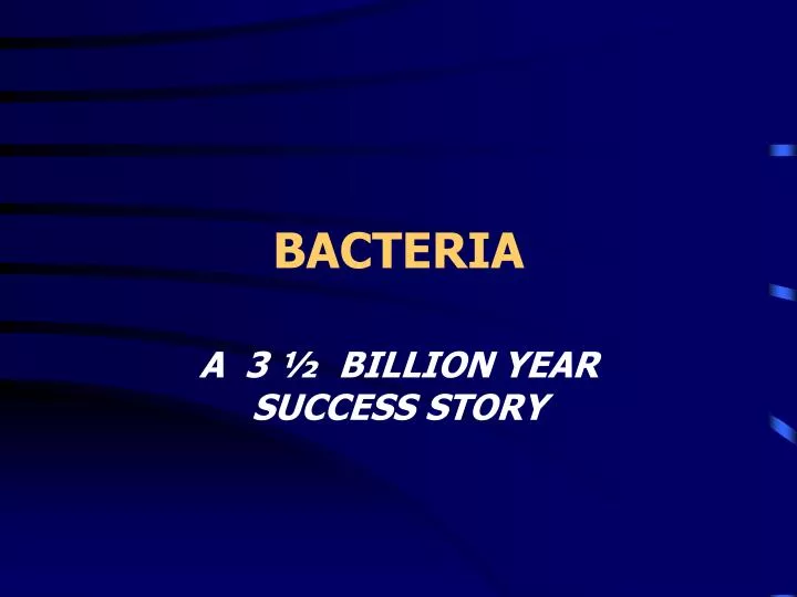 bacteria n.