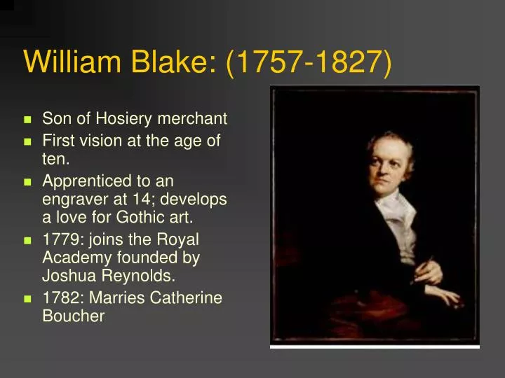 biography of william blake