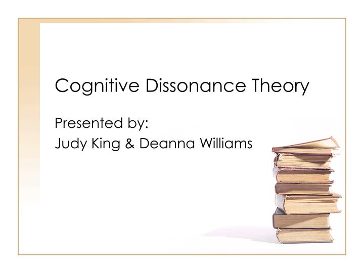 cognitive dissonance theory n.