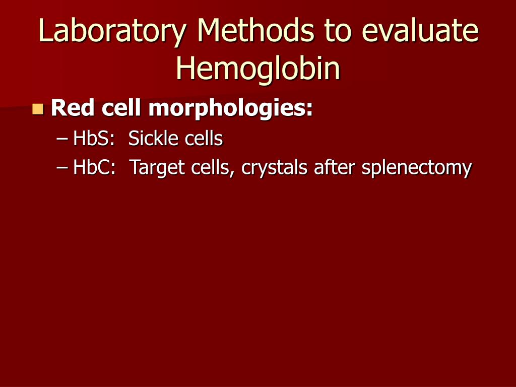 PPT A Brief Overview of Hemoglobin Electrophoresis PowerPoint