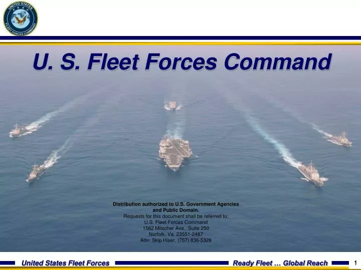 PPT U. S. Fleet Forces Command PowerPoint Presentation, free download