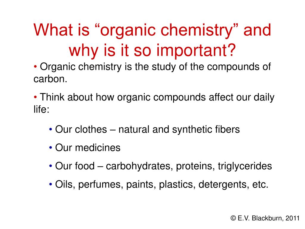 essay on importance of organic chemistry