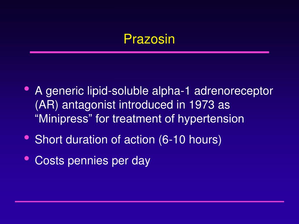 how long for prazosin to work for ptsd