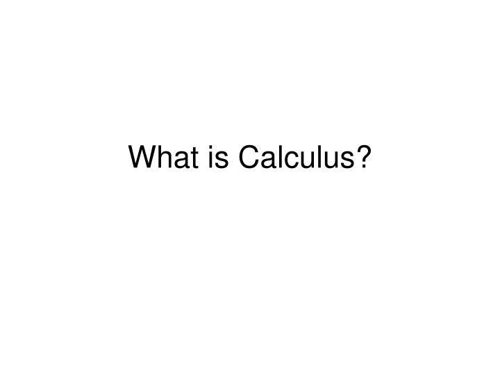 what is calculus n.