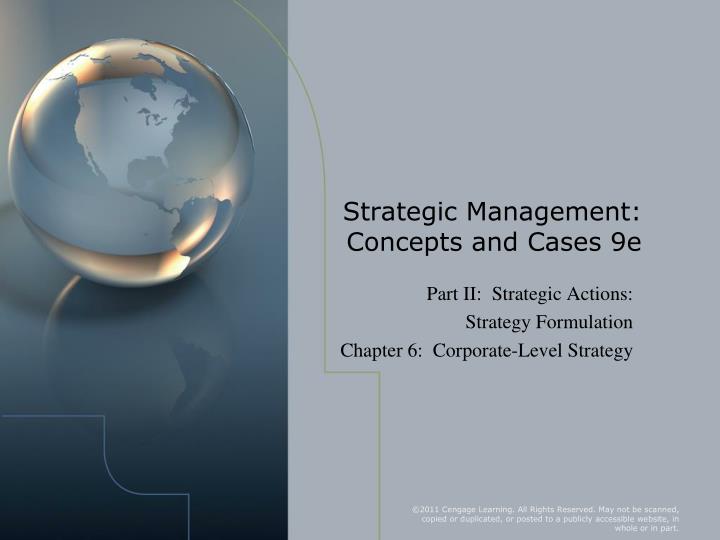 strategic management concepts and cases 9e n.