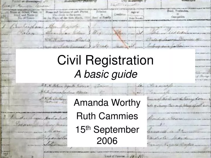 civil registration a basic guide n.