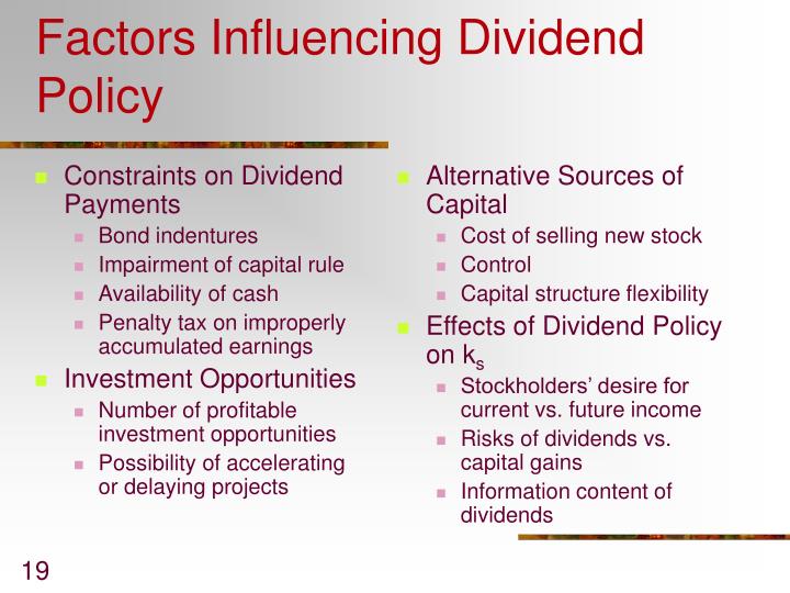 factors of bank dividend policy The purpose of this paper is to examine the dickens et al model of bank holding company dividend policy they identified five explanatory factors in a sample of. factors of bank dividend policy The purpose of this paper is to examine the dickens et al model of bank holding company dividend policy they identified five explanatory factors in a sample of.