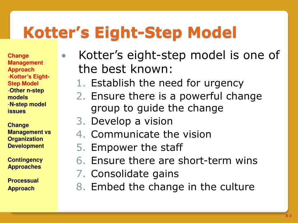 PPT - Chapter 8 Implementing Change: PowerPoint Presentation, free download  - ID:272427