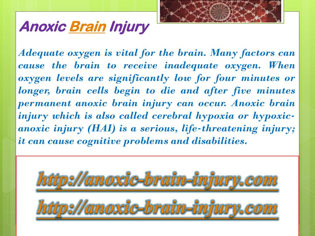 Ppt Anoxic Brain Injury Powerpoint Presentation Free Download