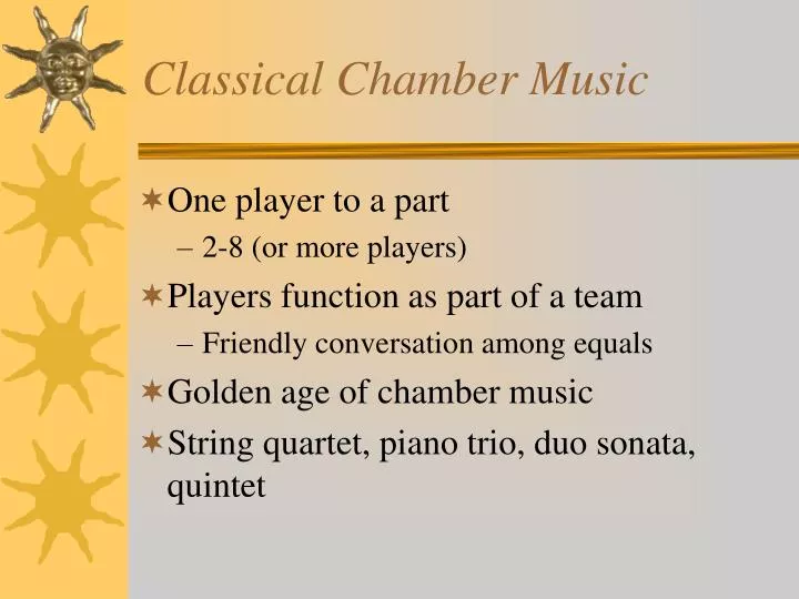 classical chamber music n.