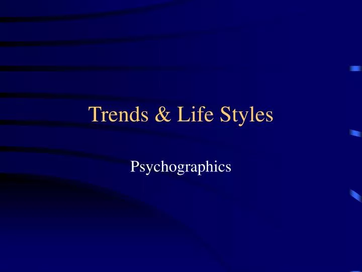 trends life styles n.