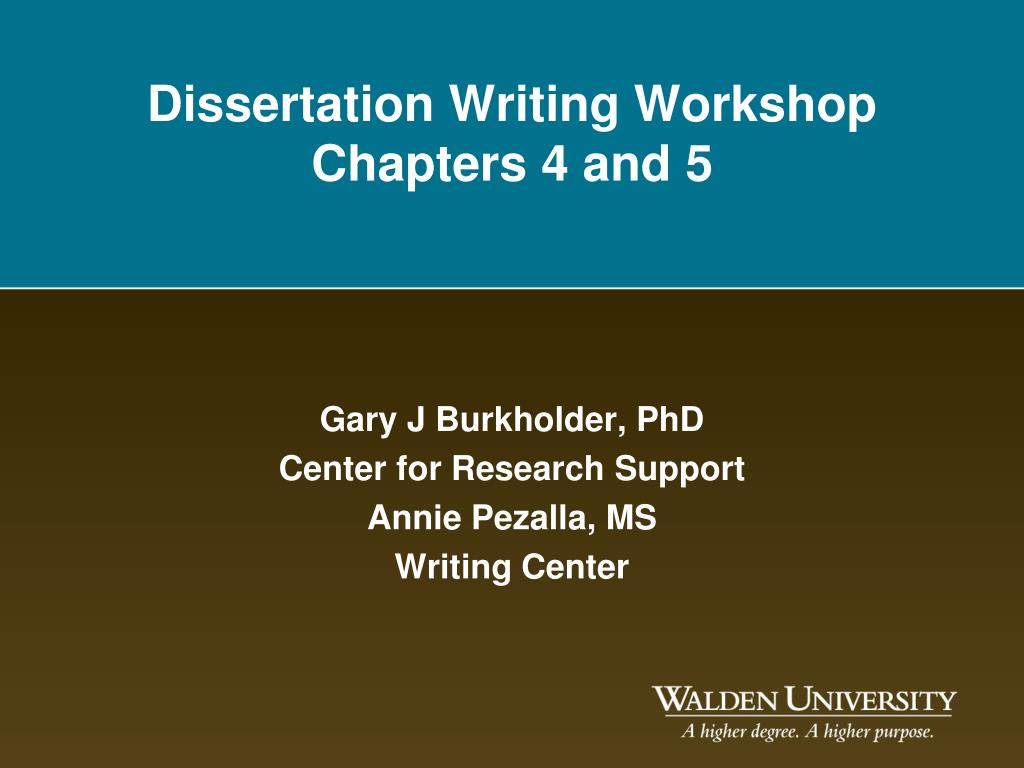dissertation chapters 4 and 5