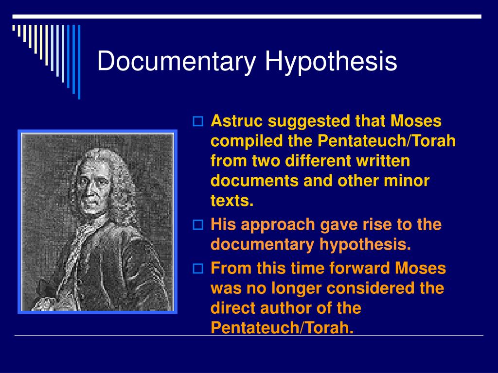 documentary hypothesis genesis 1 2