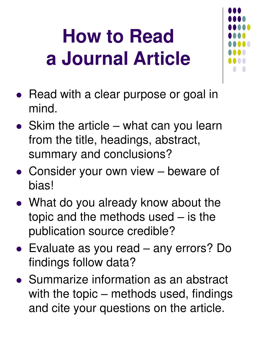 journal article with literature review