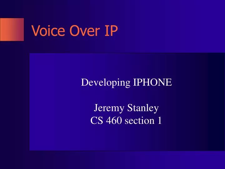 voice over ip n.