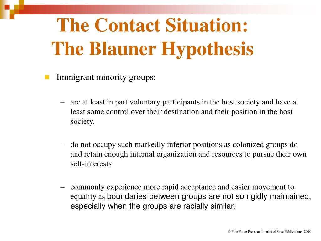 relations between dominant and minority groups