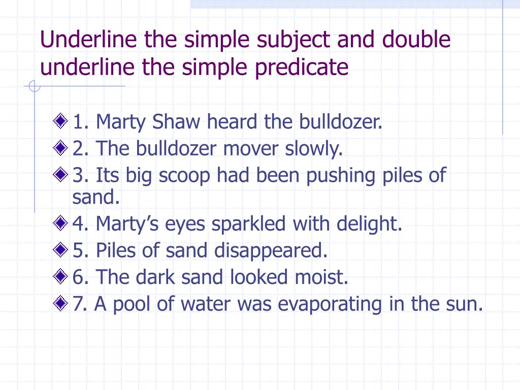 PPT Simple Subjects And Predicates PowerPoint Presentation Free 