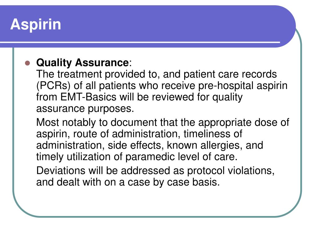 PPT Aspirin Guidelines PowerPoint Presentation, free download ID274865