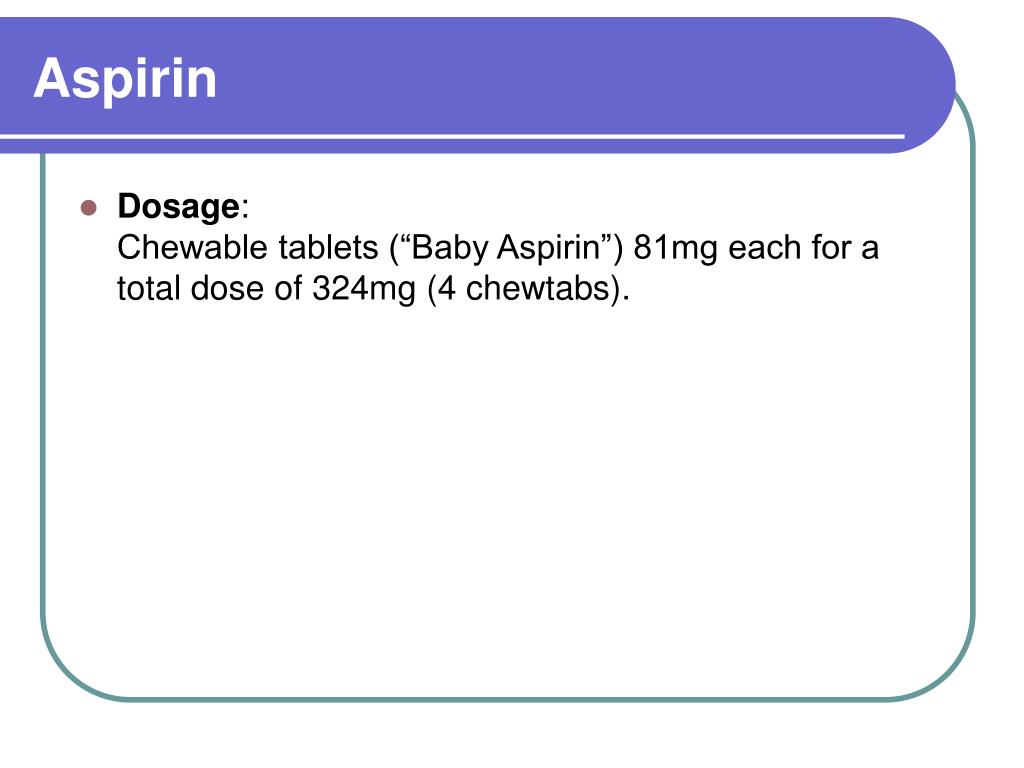PPT Aspirin Guidelines PowerPoint Presentation, free download ID274865