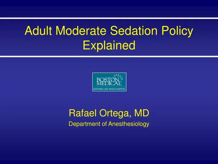 adult moderate sedation policy explained n.