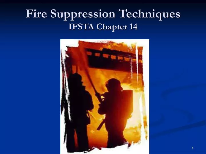 fire suppression techniques ifsta chapter 14 n.
