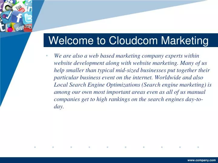 welcome to cloudcom marketing n.