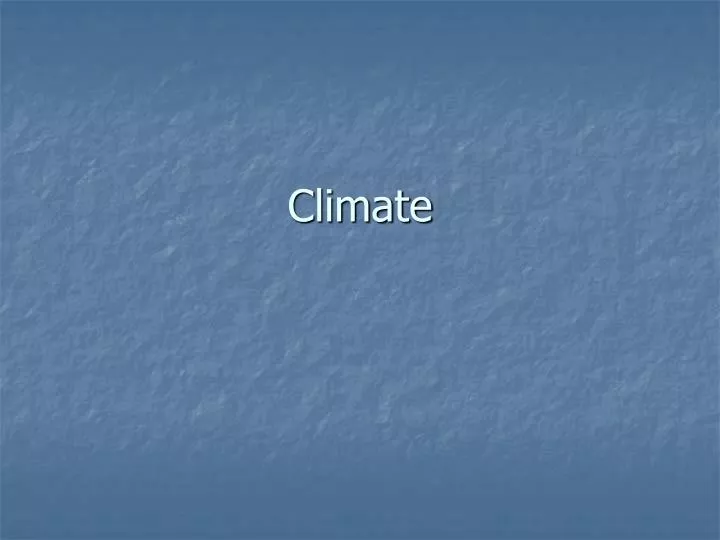 climate n.
