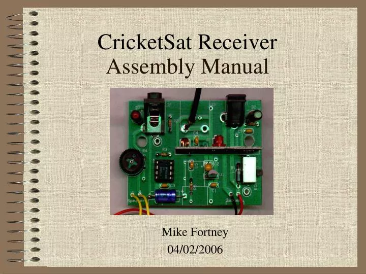 assembly manual n.