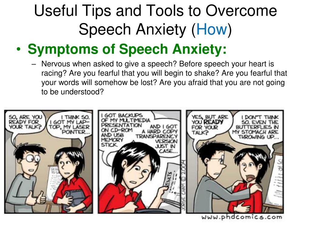 how to overcome anxiety when making a speech